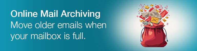 Reaching your mailbox limit? Online Archive will solve the problem.